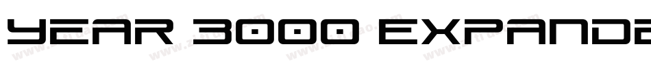 Year 3000 Expanded Italic字体转换